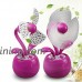 Capital Wireless portable fruit flower vase USB Rechargeable Desktop Fan (Blush) - B074DXZYFK